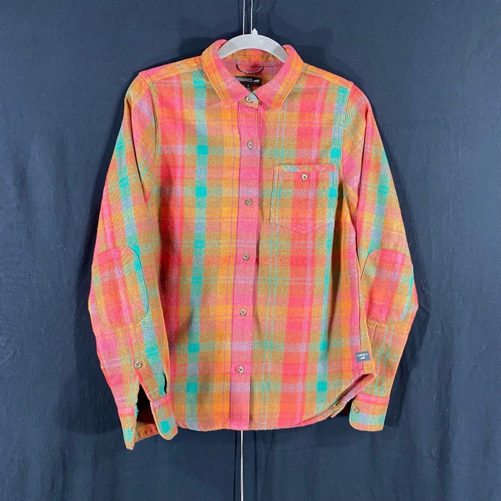 Toad&Co Orange, Green and Red Flannel